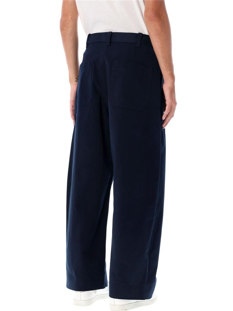 스튜디오 니콜슨 FW24 STUDIO NICHOLSON Trousers Blue SNM1248DN Blue