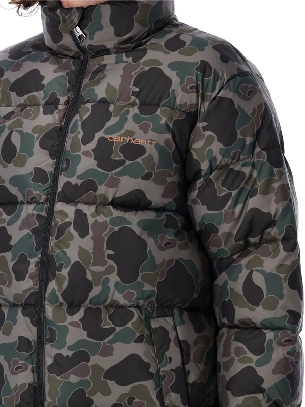 칼하트 FW24 Carhartt WIP puffer jacket I0322622IJXX CAMO DUCK GREY