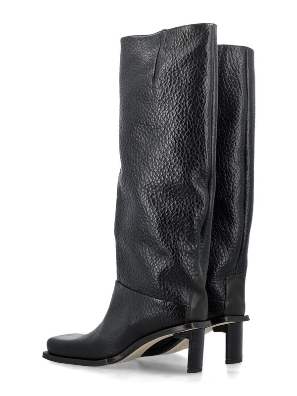 미스타 FW24 MIISTA Flat Tall Boots MI5534BLACK Black