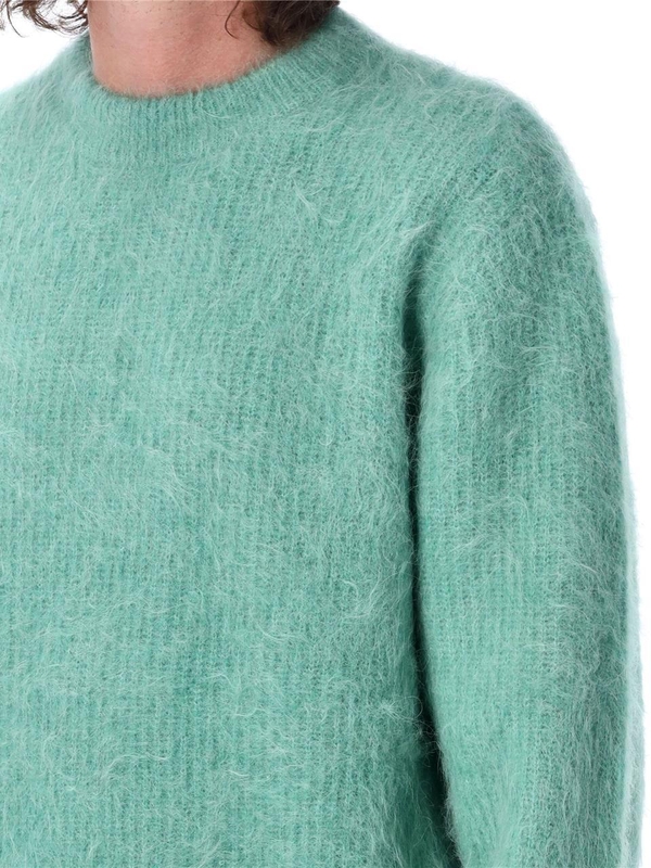 세퍼 FW24 SEFR Sweaters MFW24HARUTURTA TURQUOISE ALPACA