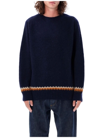 와이엠씨 FW24 YMC Sweaters Blue P8XACNAVY Blue