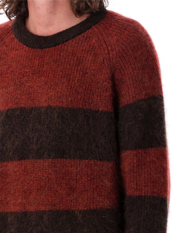 와이엠씨 FW24 YMC Sweaters P8XAPRB RED BROWN