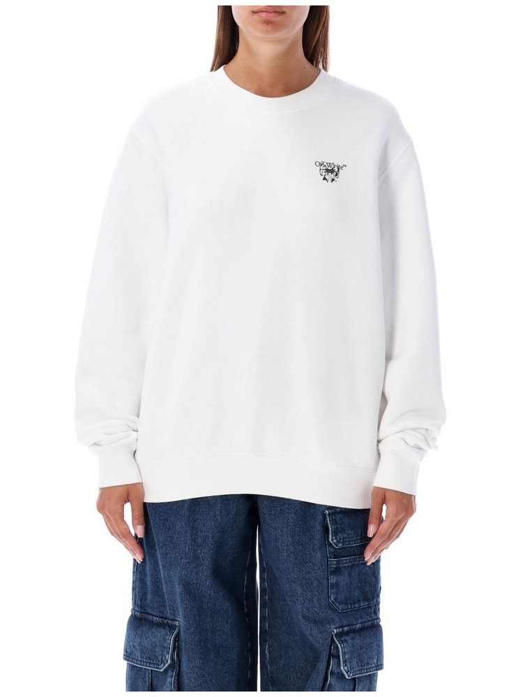 오프화이트 FW24 Off-White Sweatshirt OWBA055F24FLE0020110 White