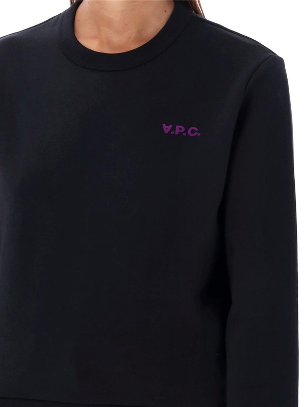 아페쎄 FW24 A.P.C. Sweatshirt F27918COHBRTZL BLACK PURPLE