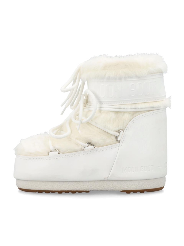 문 부츠 FW24 Moon Boot Icon Low faux fur boots White 80D1409390A002 White