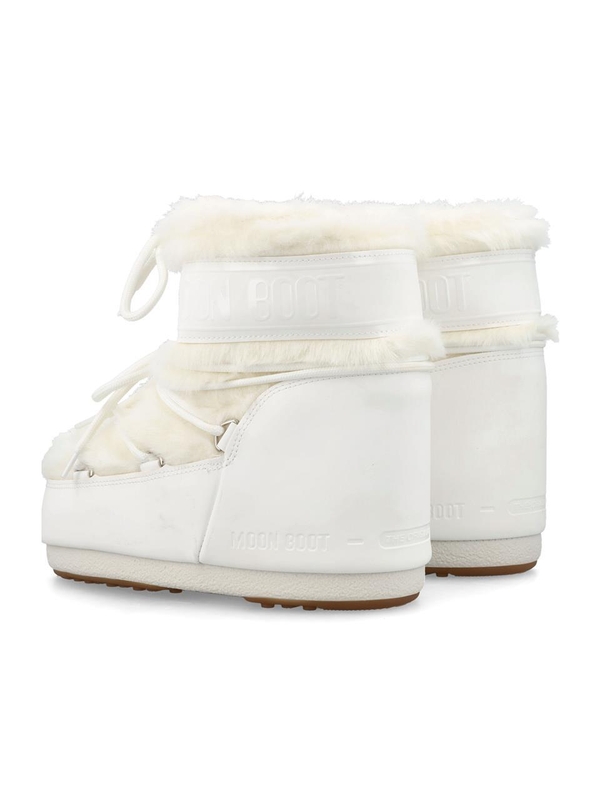 문 부츠 FW24 Moon Boot Icon Low faux fur boots White 80D1409390A002 White