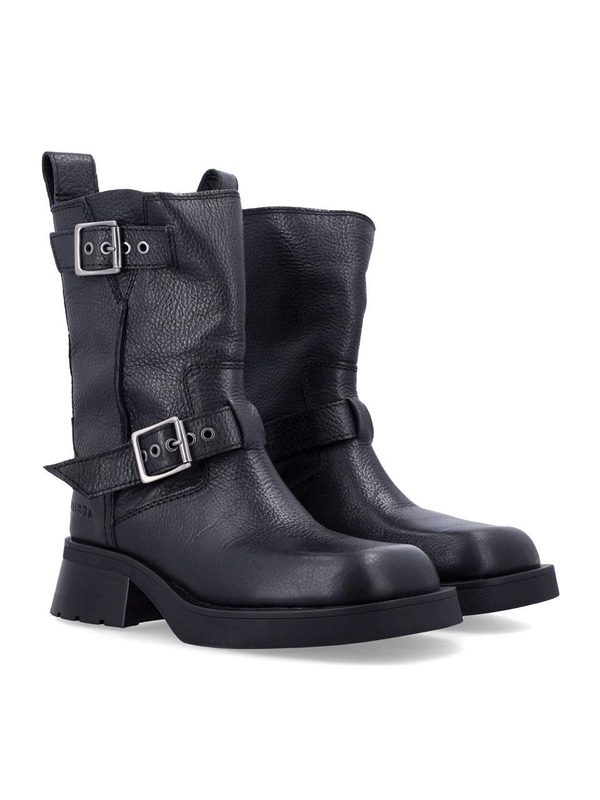 미스타 FW24 MIISTA buckle boots E83762BLACK Black