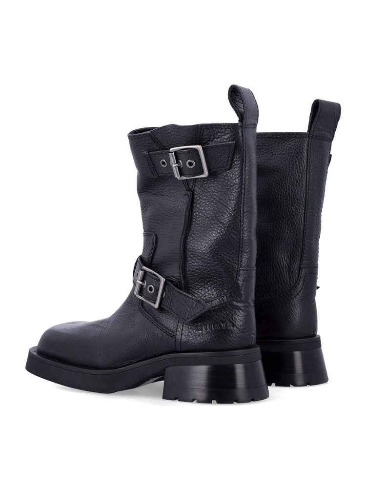 미스타 FW24 MIISTA buckle boots E83762BLACK Black