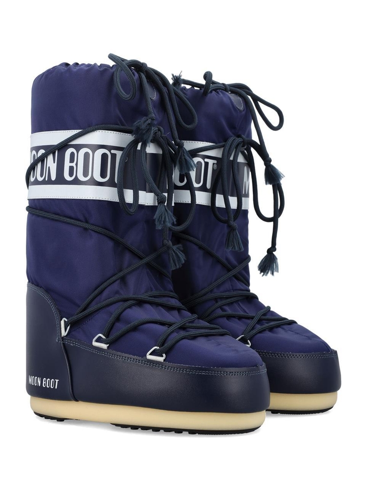 문 부츠 FW24 Moon Boot Icon Snow Padding Boots Navy 80D1400440F003 BLUE