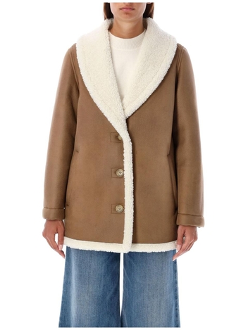 아페쎄 FW24 A.P.C. Mateau Vanessa Eco Shearling Jacket Beige F01539PSAJOAAD Beige