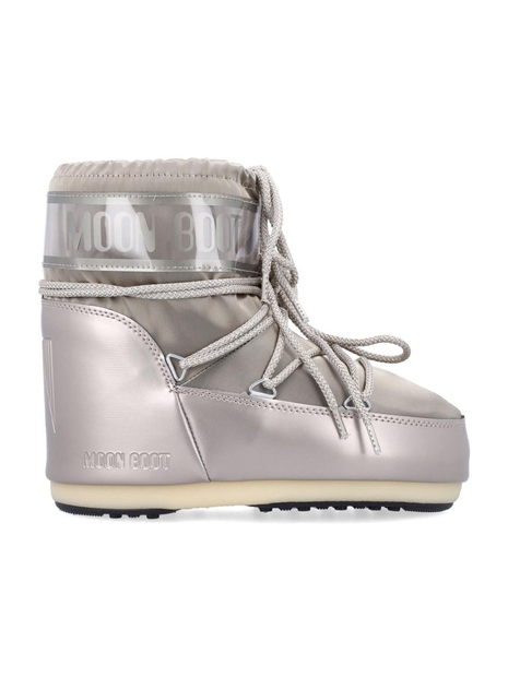 문 부츠 FW24 Moon boot Icon metallic snow ankle boots 80D1409350B003 PLATINUM