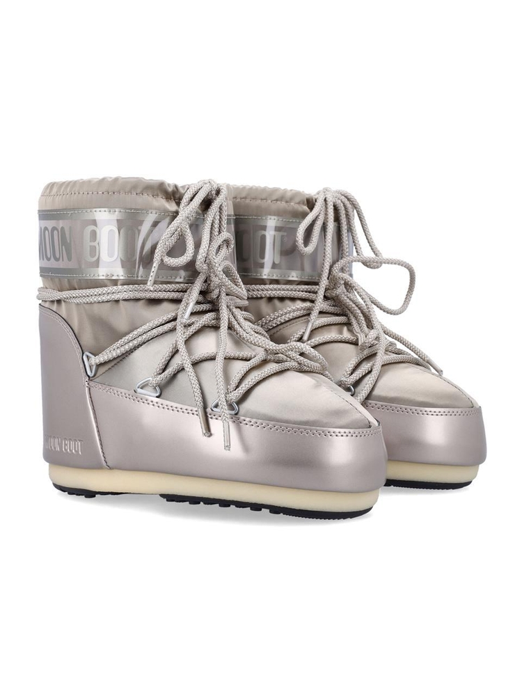 문 부츠 FW24 Moon boot Icon metallic snow ankle boots 80D1409350B003 PLATINUM