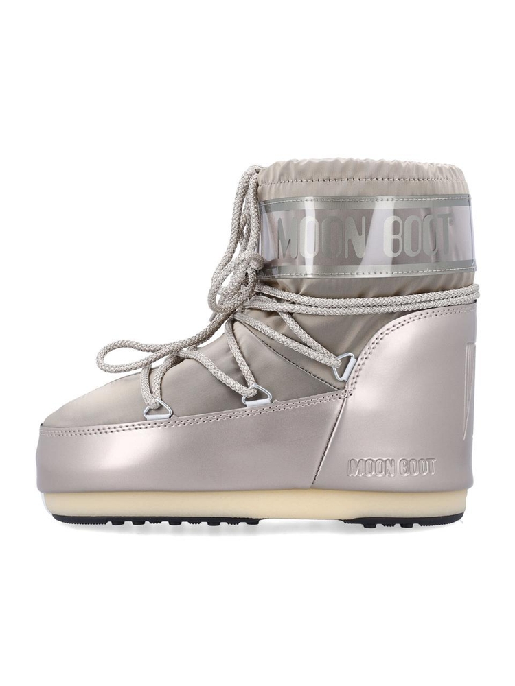 문 부츠 FW24 Moon boot Icon metallic snow ankle boots 80D1409350B003 PLATINUM