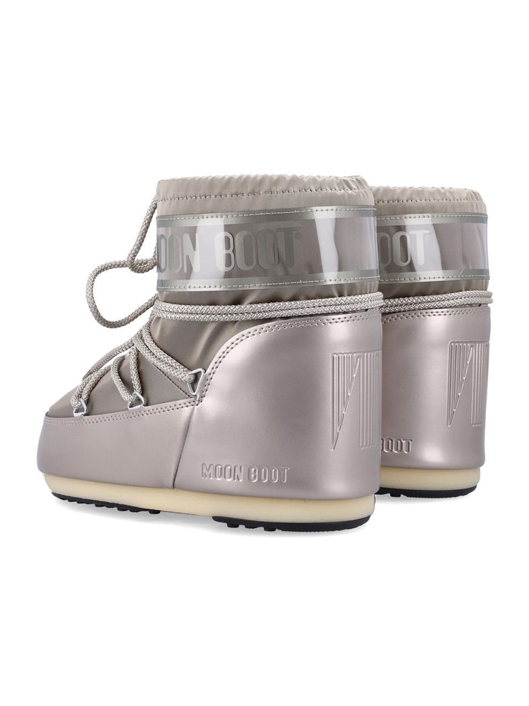 문 부츠 FW24 Moon boot Icon metallic snow ankle boots 80D1409350B003 PLATINUM