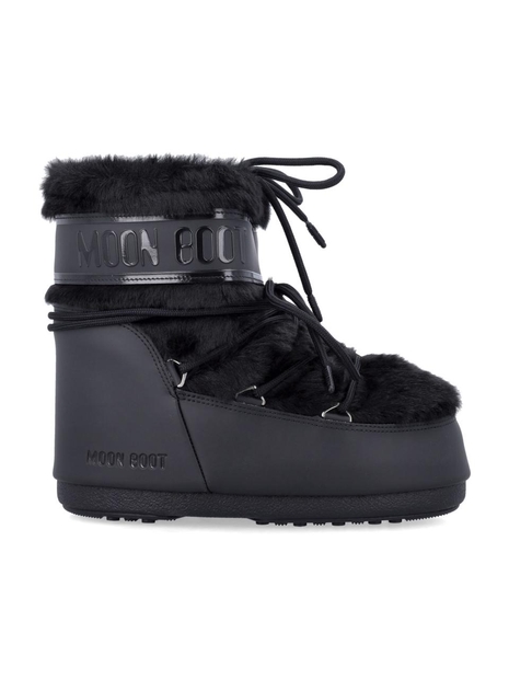 문 부츠 FW24 Moon Boot Icon Low faux fur boots Black 80D1409390N001 Black