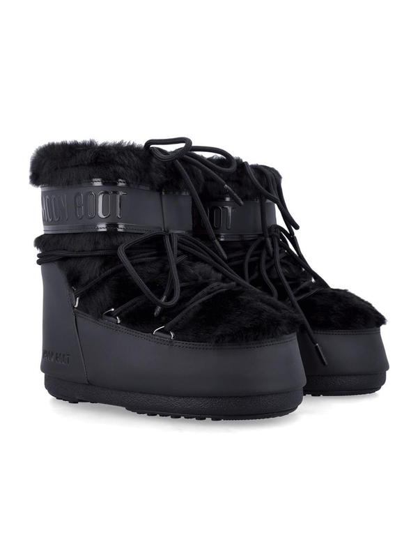 문 부츠 FW24 Moon Boot Icon Low faux fur boots Black 80D1409390N001 Black