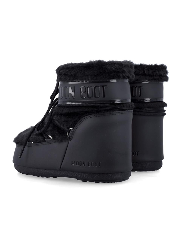 문 부츠 FW24 Moon Boot Icon Low faux fur boots Black 80D1409390N001 Black