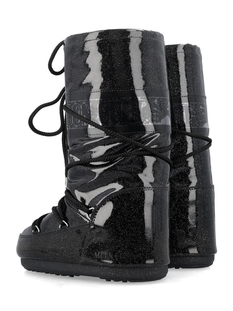 문 부츠 FW24 Moon Boot Black Icon Glitter snow boots 80D1402850N001 Black