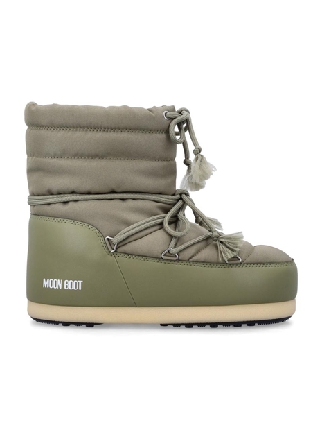 문 부츠 FW24 Moon Boot Icon Low nylon boots Green 80D1470010M006 KHAKI GREEN