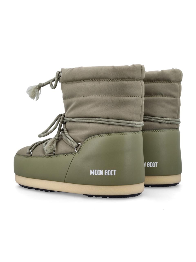 문 부츠 FW24 Moon Boot Icon Low nylon boots Green 80D1470010M006 KHAKI GREEN