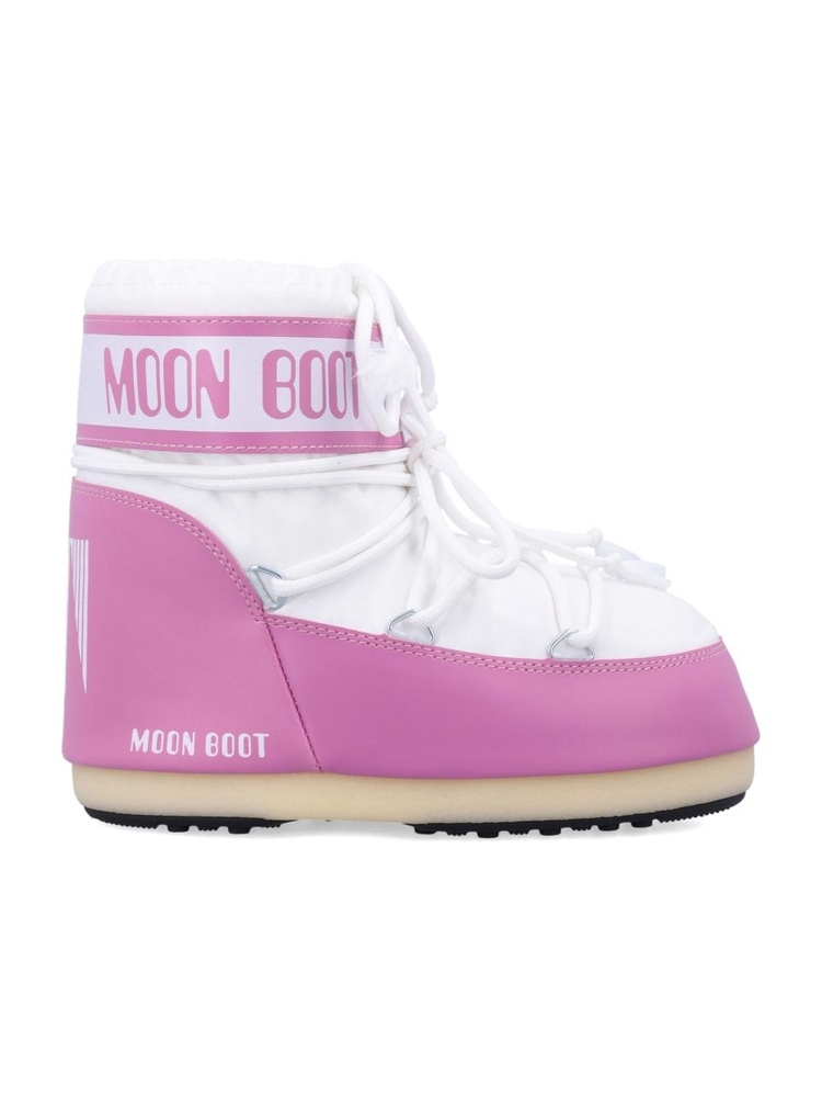 문 부츠 FW24 Moon Boot Icon Low nylon boots Pink 80D1409340NJB05 PINK WHITE