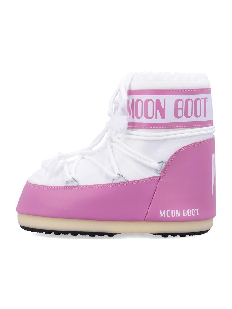 문 부츠 FW24 Moon Boot Icon Low nylon boots Pink 80D1409340NJB05 PINK WHITE