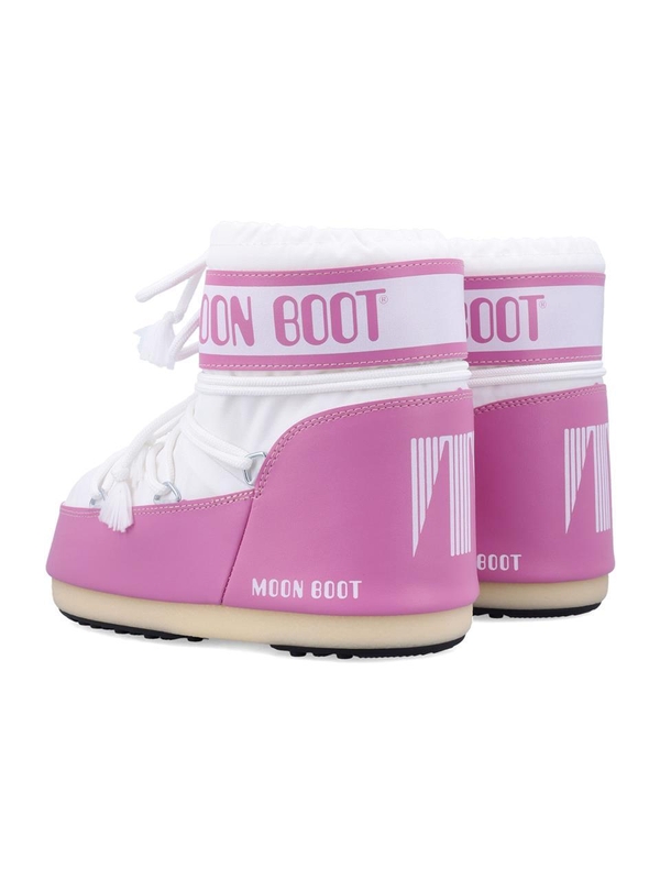 문 부츠 FW24 Moon Boot Icon Low nylon boots Pink 80D1409340NJB05 PINK WHITE