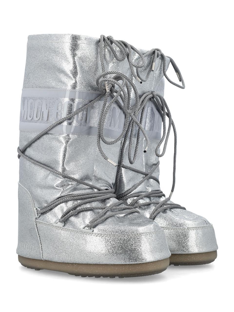 문 부츠 FW24 Moon Boot Icon Glitter snow boots Silver 80D1402850H001 Silver