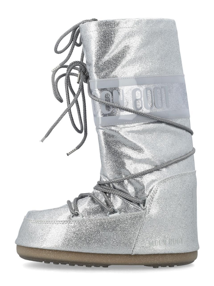 문 부츠 FW24 Moon Boot Icon Glitter snow boots Silver 80D1402850H001 Silver