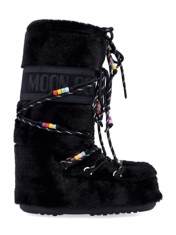 문 부츠 FW24 Moon Boot Classic icon high faux fur boot Black 80D1408990N001 Black