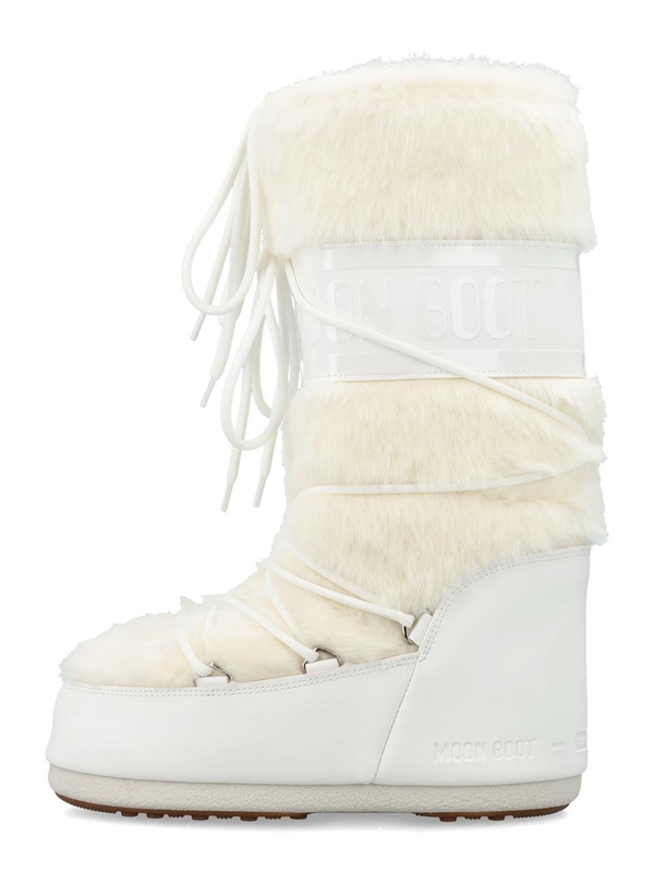 문 부츠 FW24 Moon Boot Classic Icon High faux fur boot White 80D1408900A002 White