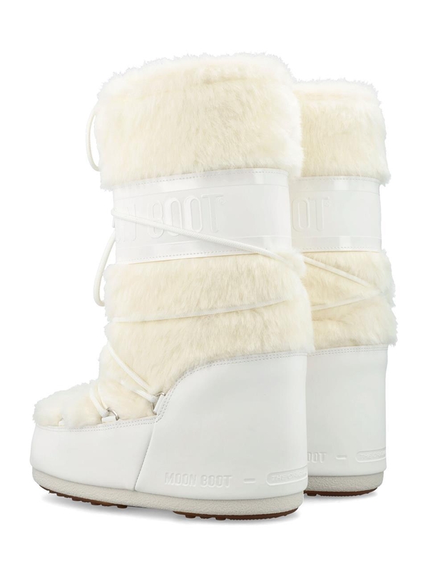 문 부츠 FW24 Moon Boot Classic Icon High faux fur boot White 80D1408900A002 White