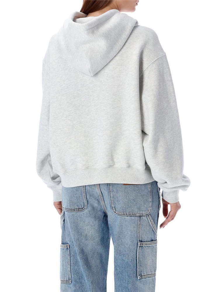 T 바이 알렉산더 왕 FW24 T by Alexander Wang Essential hoodie Grey 4CC3242101050 Grey