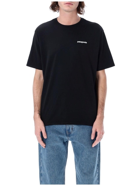 파타고니아 SS25 Patagonia P-6 t-shirt Black 38504BLK Black