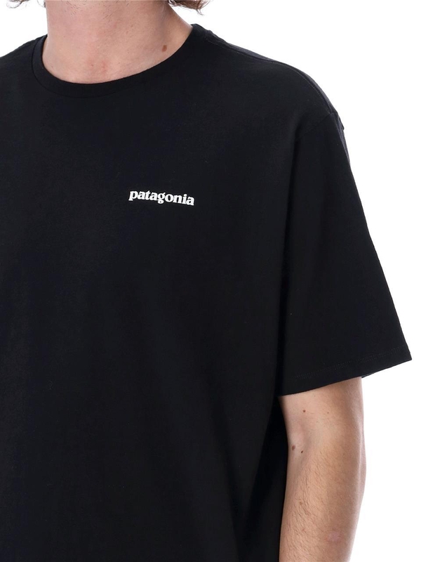 파타고니아 SS25 Patagonia P-6 t-shirt Black 38504BLK Black