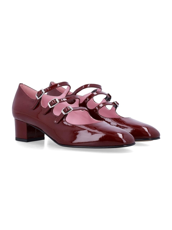 카렐 파리스 FW24 CAREL PARIS Marry Jane Pumps Purple 330841BURGUNDY Purple