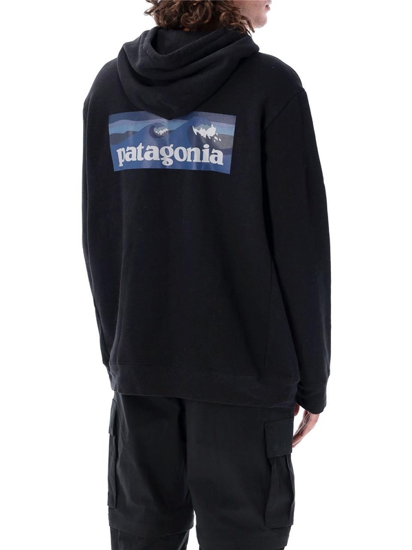 파타고니아 FW24 Patagonia Logo hoodie Black 39665INBK Black