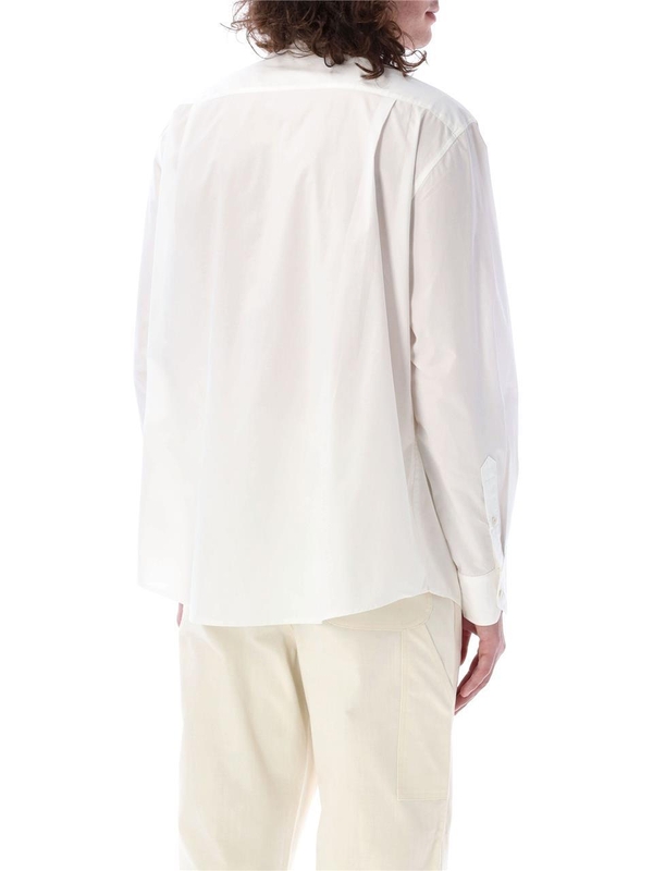 보디 SS24 BODE Monogrammed Poplin Shirt White MRS24SH012CWHITE White