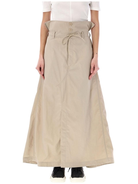 와이쓰리 SS24 Y-3 Paper-bag long skirt IV7764NYLONCLAY BROWN CLAY BROWN