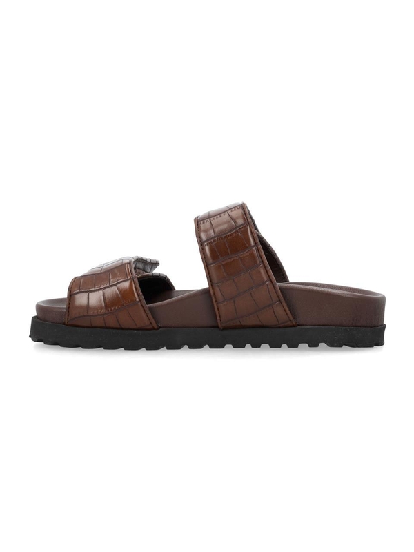 지아 보르기니 SS24 GIA BORGHINI Perni 11 sandals Brown PE11SLCRL4545 Brown