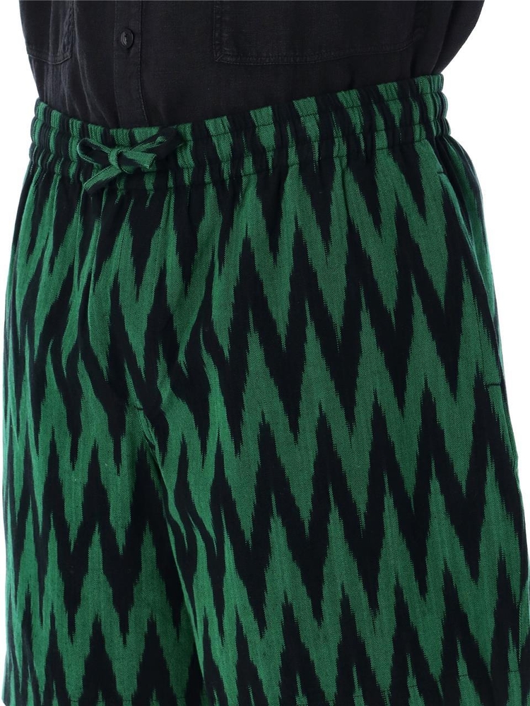 와이엠씨 SS24 YMC Shorts P9WAACBLKGREEN BLACK GREEN