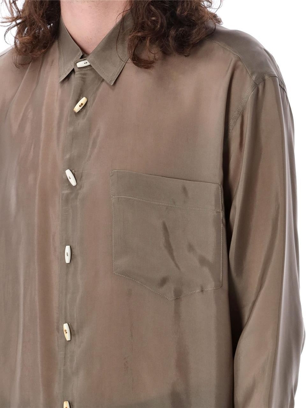 마리아노 SS24 Magliano A Big Chic Shirt R28014315LM1556 CONCRETE BEIGE