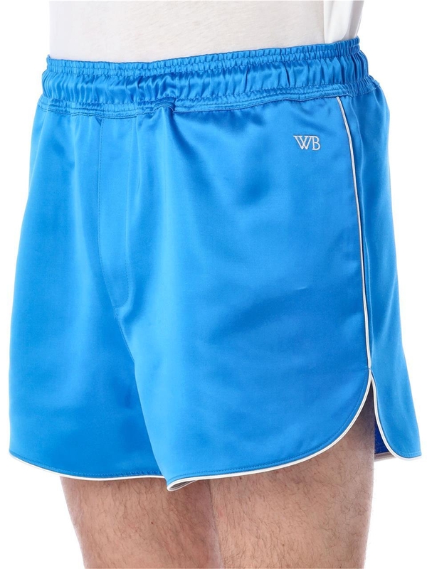 웨일스 보너 SS24 WALES BONNER Shorts MS24TR06VI04500FBLUE Blue