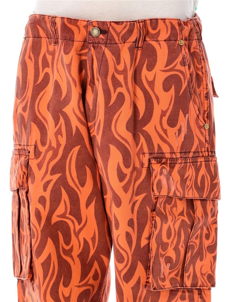 이알엘 SS24 ERL Trousers ERL08P006C1 ORANGE FLAME