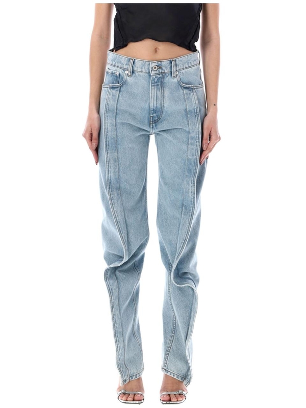 와이프로젝트 SS24 Y/PROJECT Jeans 107PA001D22ICE BLUE EVERGREEN ICE BLUE