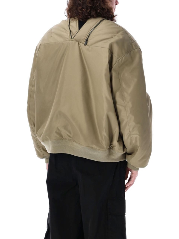 와이프로젝트 SS24 Y/PROJECT Double zip bomber jacket Beige 203JA002F493DARK BEIGE Beige