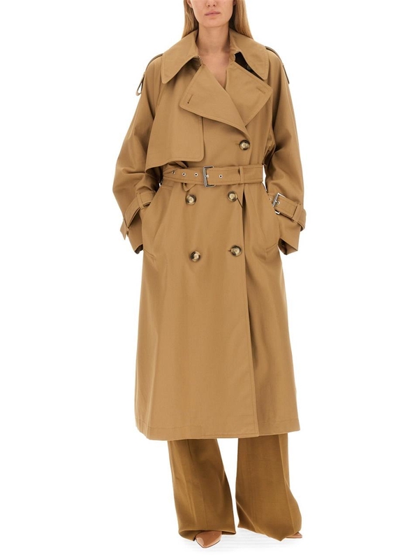 스포트막스 FW23 OVERSIZE FIT TRENCH COAT 2320260136600_526001 BEIGE