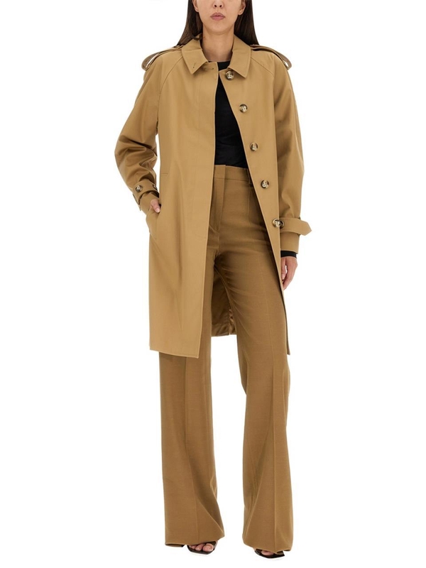 스포트막스 FW23 TRENCH COAT WITH BUTTONS 2320260239600_433004 BEIGE