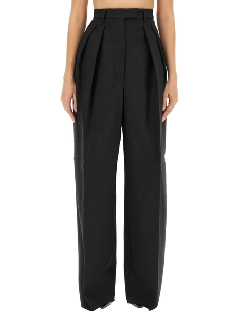 스포트막스 FW23 WOOL BLEND WIDE PANTS 2321360136600_609002 BLACK