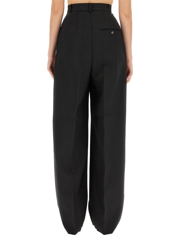 스포트막스 FW23 WOOL BLEND WIDE PANTS 2321360136600_609002 BLACK